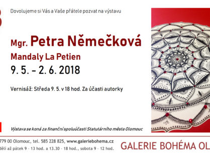 VERNISÁŽ MANDAL 9. 5. 2018 GALERIE BOHÉMA OLOMOUC